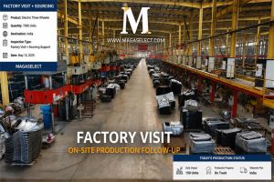 On-Site Production Follow-Up for 7,500 Electric Three-Wheelers Bound for India