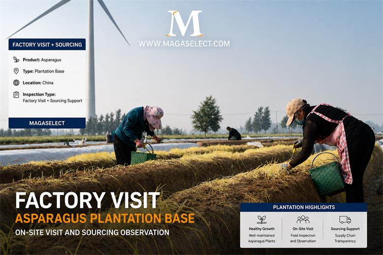 On-Site Assessment of Asparagus Plantation and Processing Facility in China