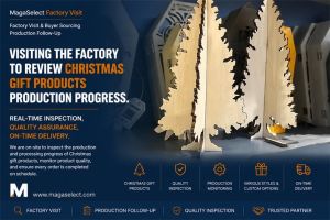 Production Follow-Up on Custom Christmas Gift Decorations Manufacturing for International Buyers