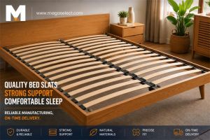 Production Follow-Up on Curved Bed Slats and Custom-Shaped Wood Components for a European International Buyer