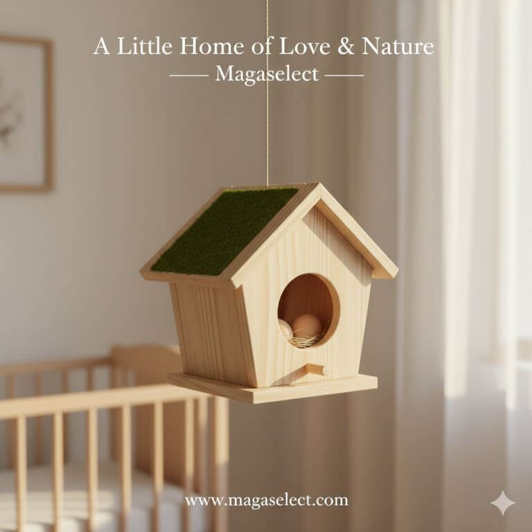 Natural Wood Birdhouse: Where Warmth and Companionship Begin
