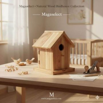Natural Wood Birdhouse: Where Warmth and Companionship Begin