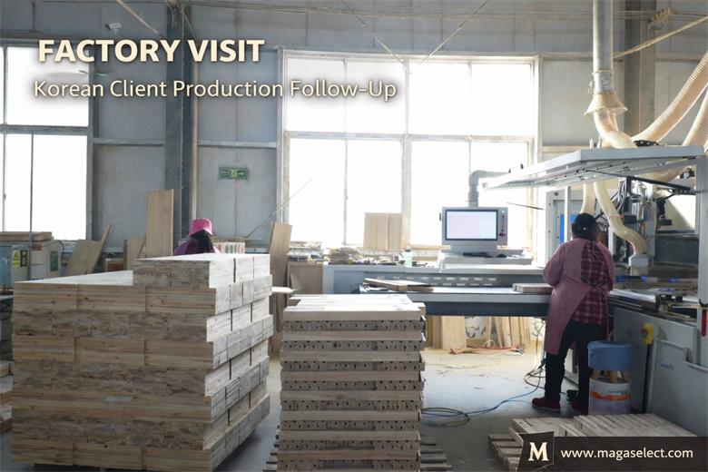 Production Follow-Up Visit for Wooden Bed Manufacturing on Behalf of Korean Client
