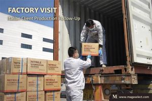 Production Follow-Up for 2 Million Nitrile Medical Gloves Ordered by an Italian Client