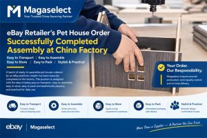 eBay Retailer’s Pet House Order Nears Completion with a Focus on Easy Assembly and Storage